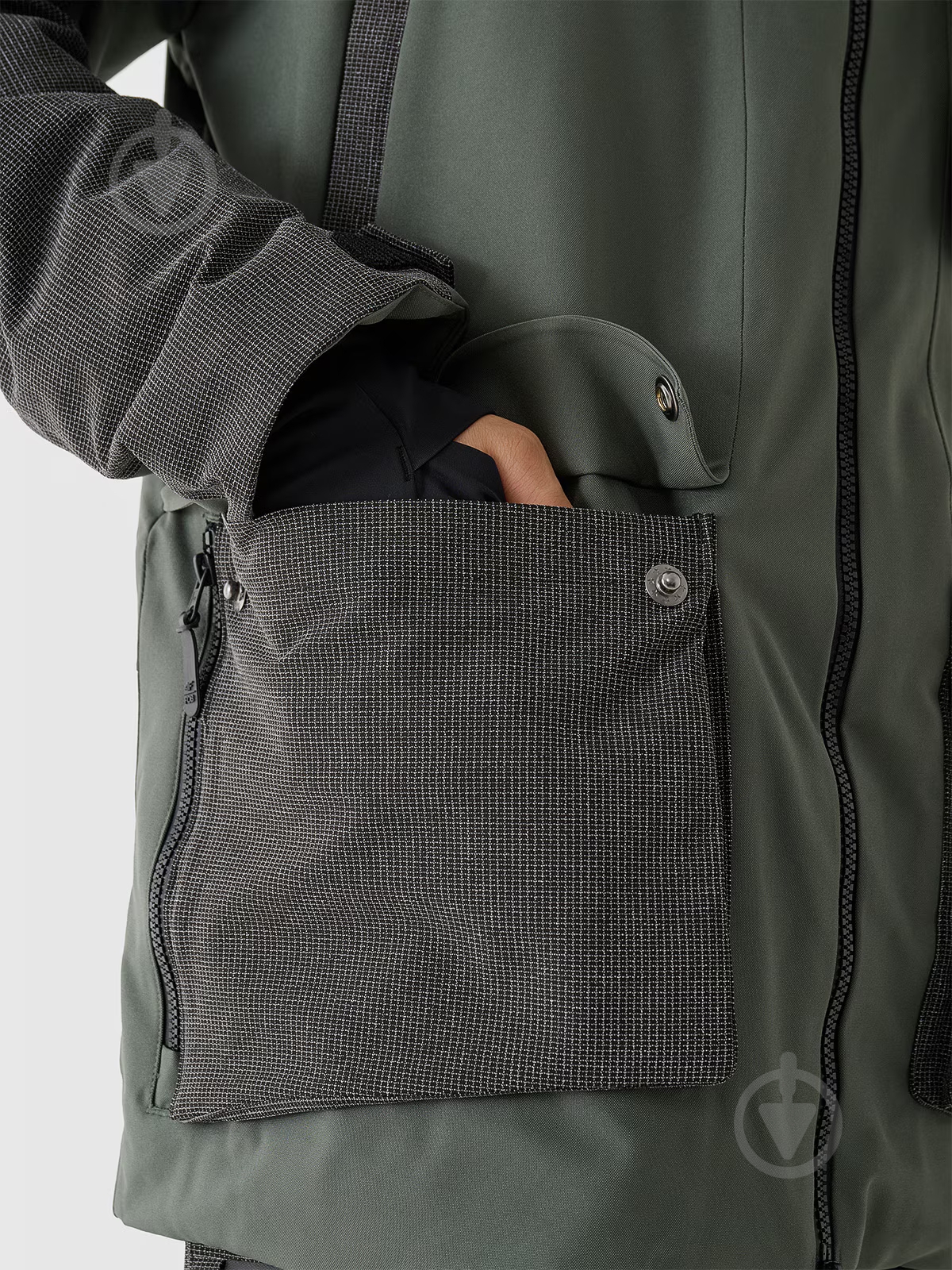 Куртка чоловіча зимова 4F TECHNICAL JACKET M511 4FWAW24TTJAM511-43S р.XL хакі - фото 9 Куртка чоловіча зимова 4F TECHNICAL JACKET M511 4FWAW24TTJAM511-43S р.XL хакі - фото 9