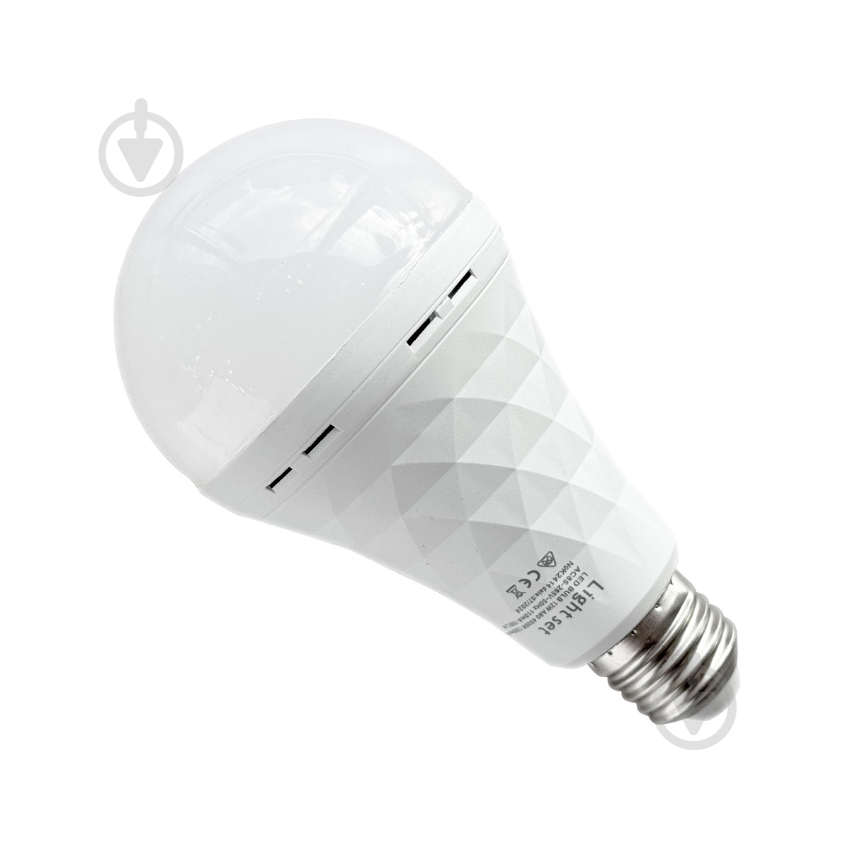 Лампа акумуляторна LED LIGHT SET BULB 7 Вт A60 E27 220 В 4500 К - фото 1