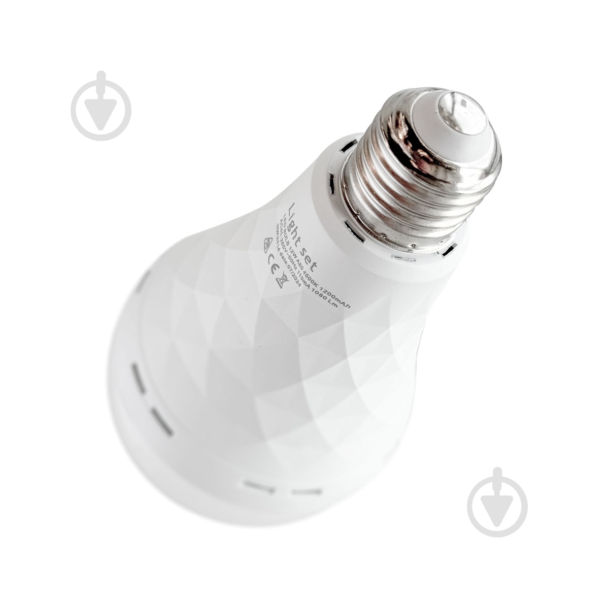 Лампа акумуляторна LED LIGHT SET BULB 7 Вт A60 E27 220 В 4500 К - фото 2