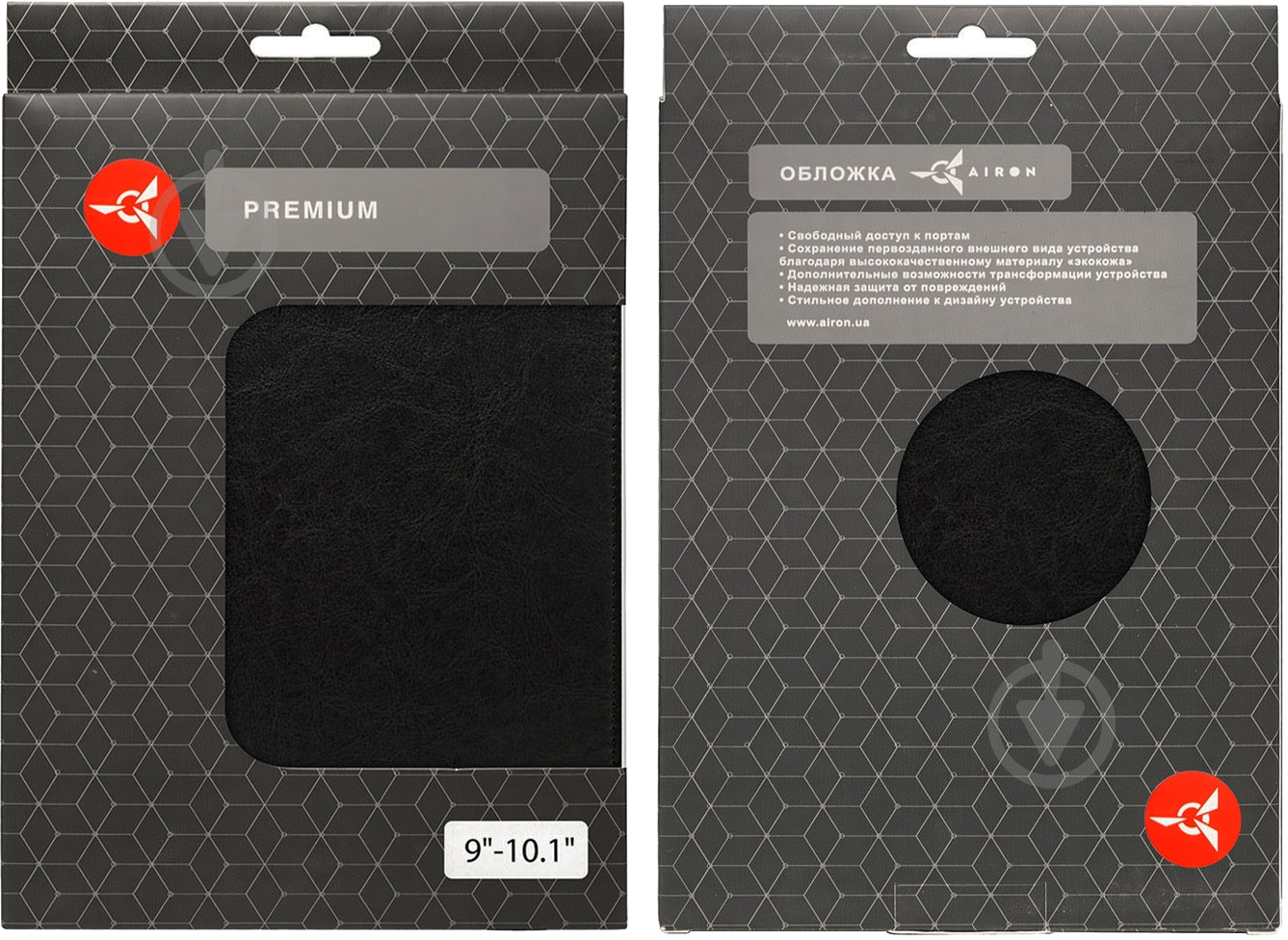 Чехол AIRON Universal case Premium 9-10” black (4821784622094) - фото 7