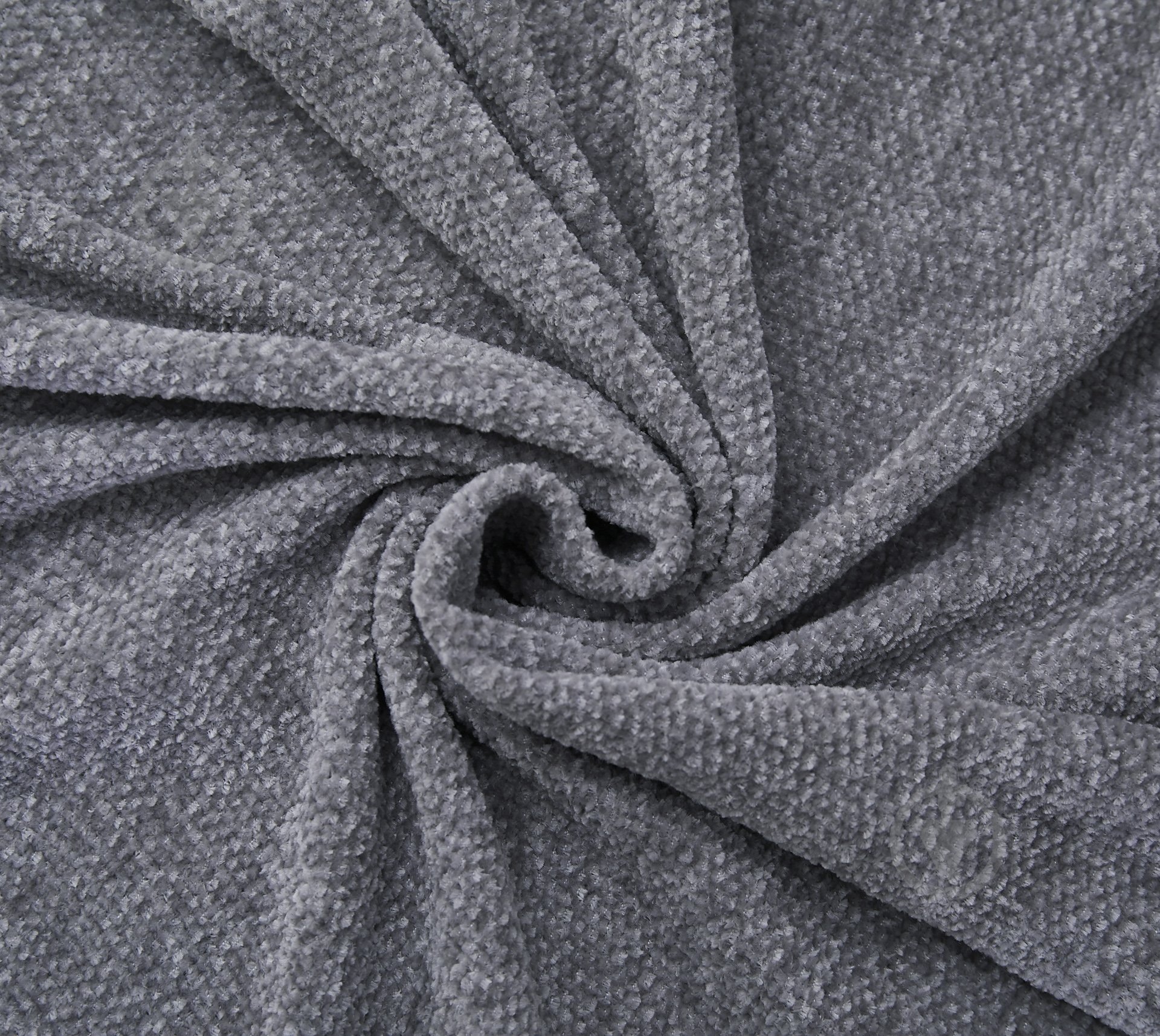 Плед Chenille Fringes 160x200 см серый La Nuit - фото 3 Плед Chenille Fringes 160x200 см серый La Nuit - фото 3