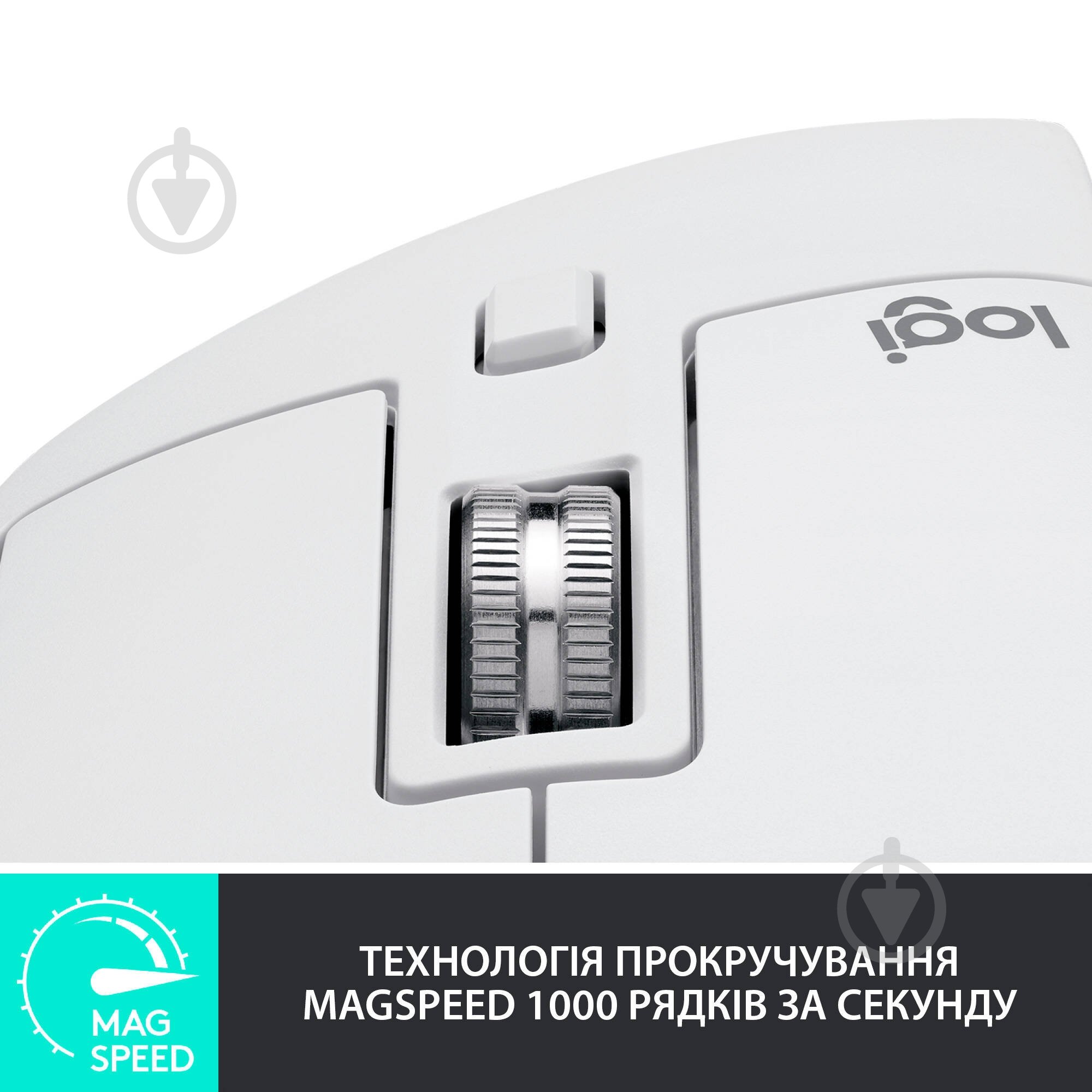 Мышка Logitech MX Master 3S Perfomance Wireless Mouse white (910-006560) - фото 4