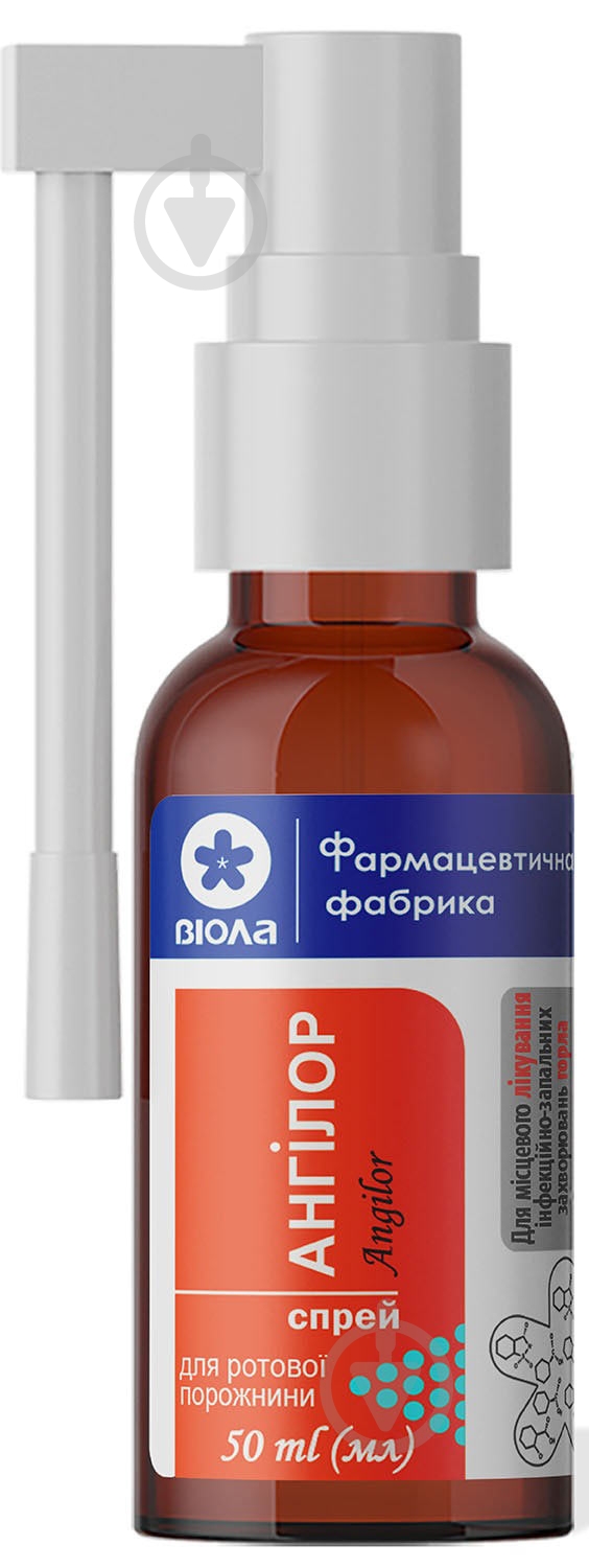 Ангилор во флак. ст. с дозат. спрей 50 мл - фото 3 Ангилор во флак. ст. с дозат. спрей 50 мл - фото 3
