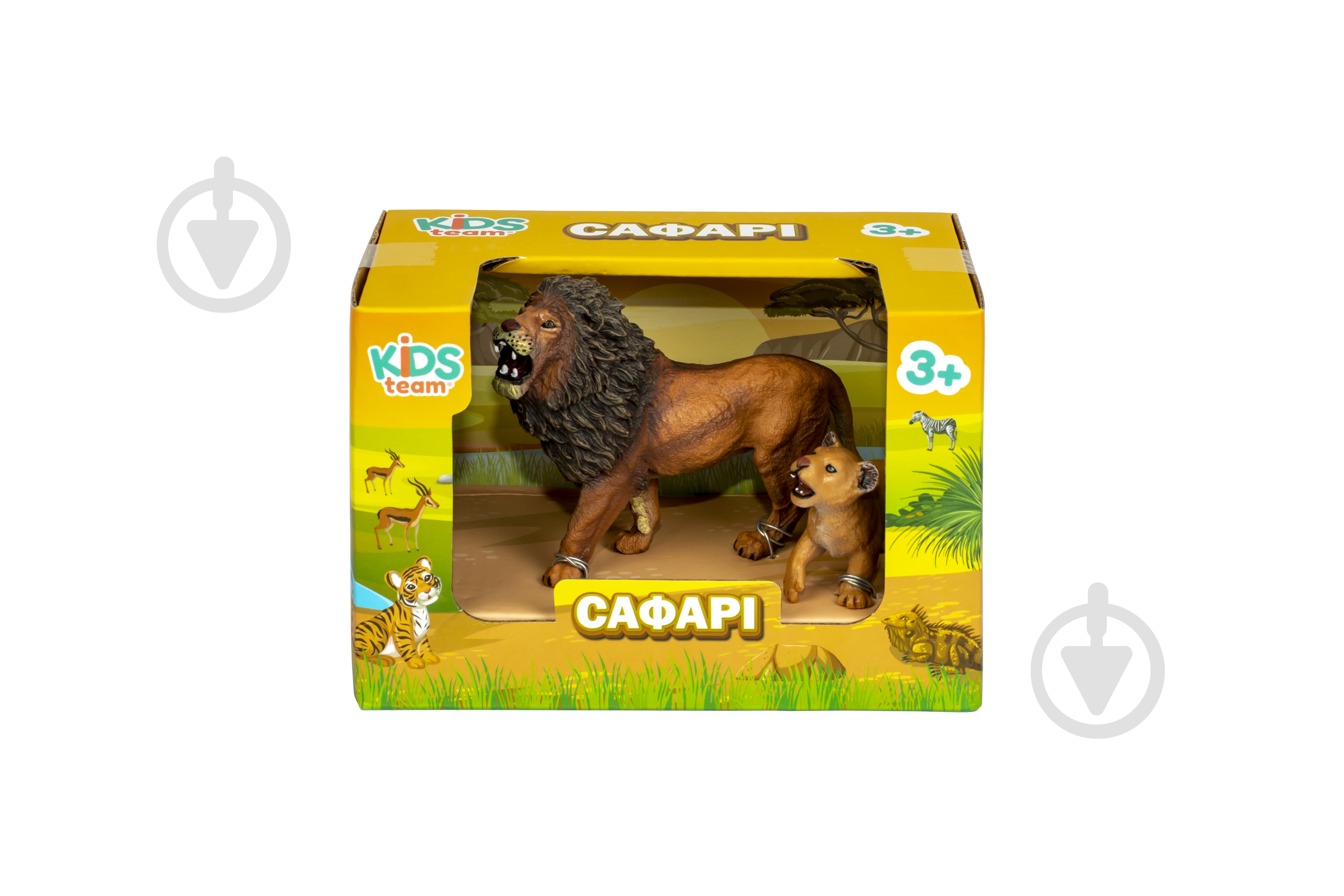 ᐉ Фигурка животного KIDS TEAM Сафари семья льва в ассортименте