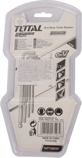 Набор ключей Total THT106291 - фото 2