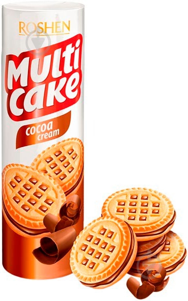 Печенье Roshen Multicake с начинкой какао ККФ 28 шт (4823077609077) 180 г - фото 2