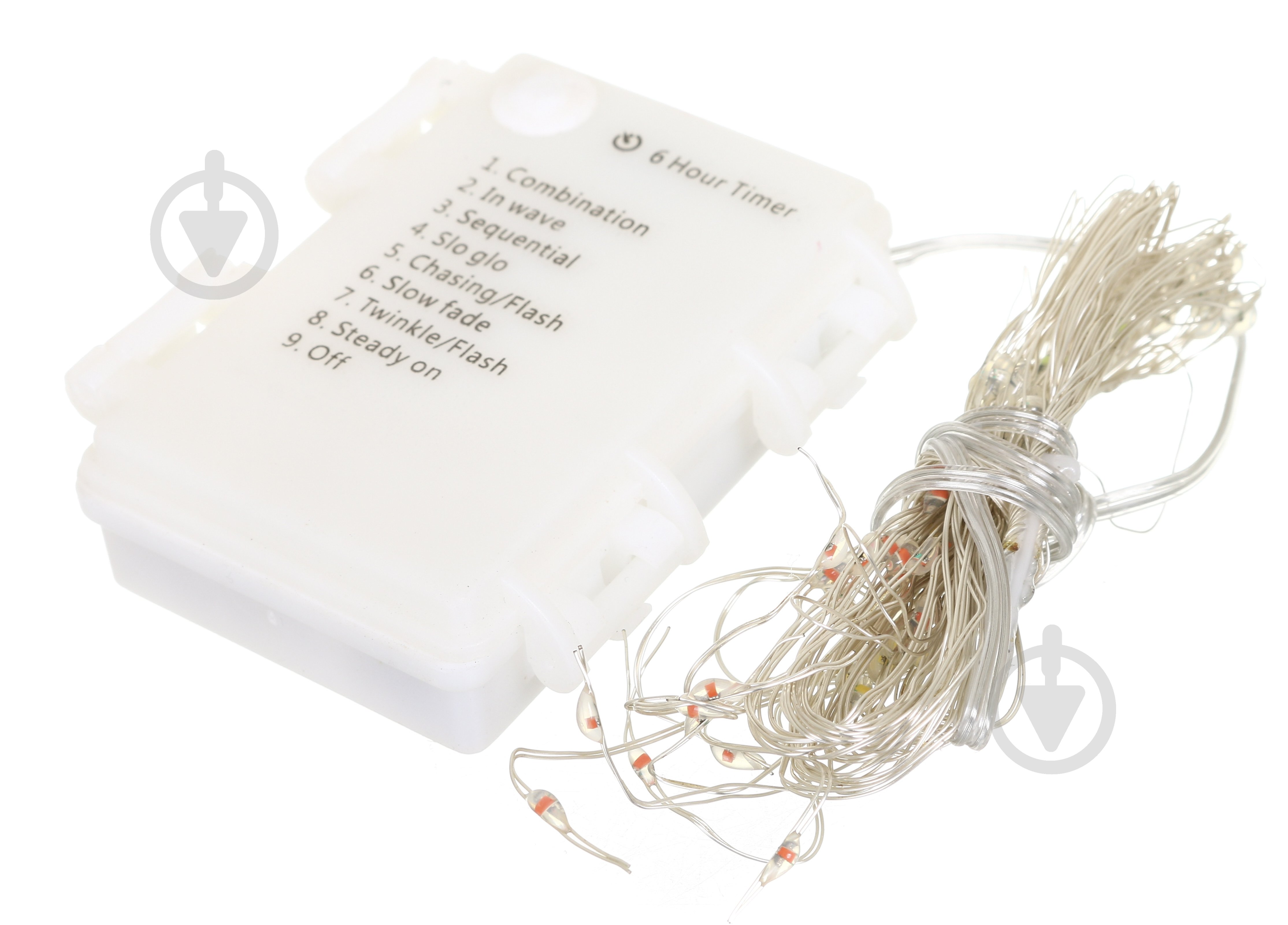 Гірлянда світлодіодна з таймером різнокольорова вбудований світлодіод (LED) 80 ламп (AX9732610) - фото 2