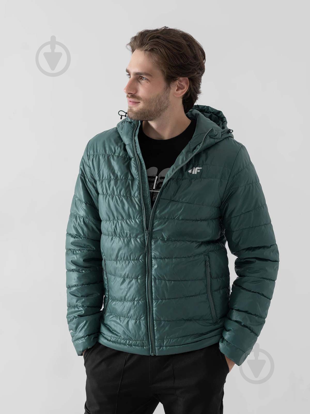 Куртка 4F H4Z21-KUMP005-46S р.2XL бирюзовая - фото 3 Куртка 4F H4Z21-KUMP005-46S р.2XL бирюзовая - фото 3