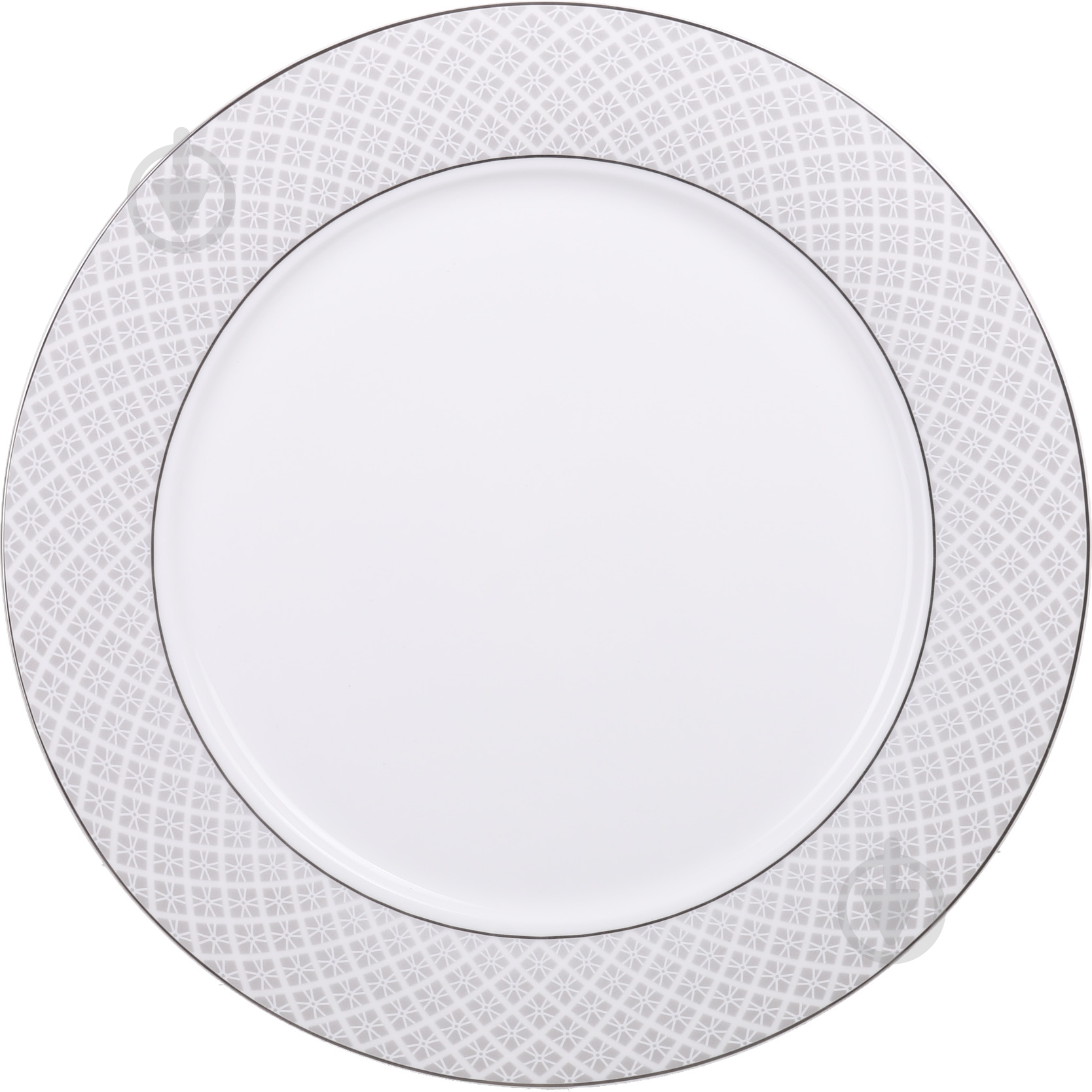Блюдо кругле Fiora Annabelle platinum 30,5 см - фото 1