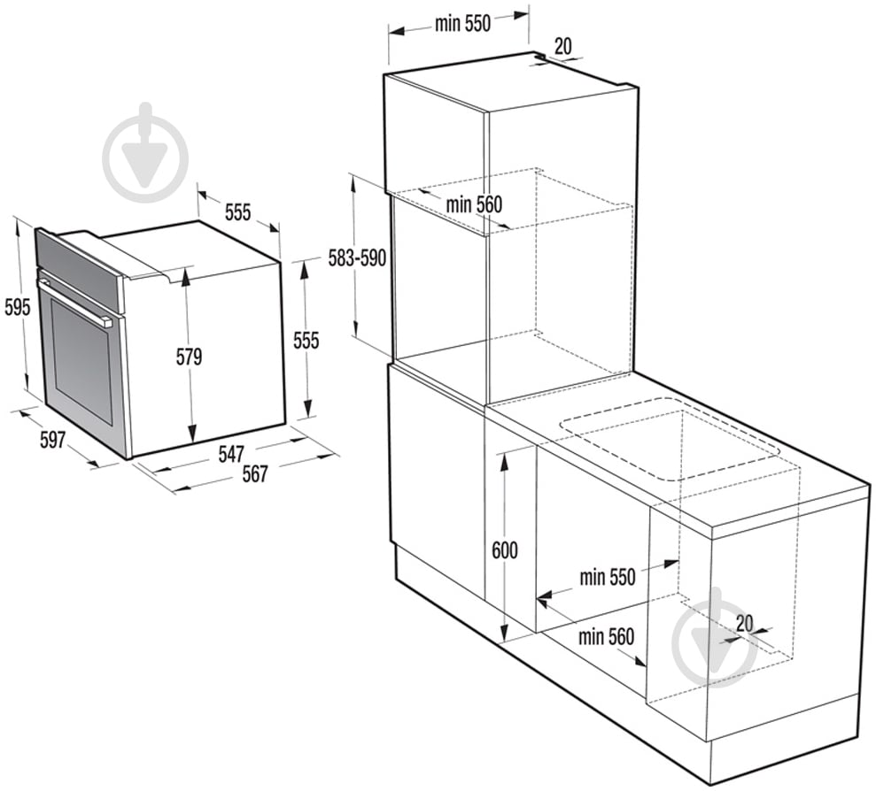 Духова шафа Gorenje BO 53 CLB - фото 2
