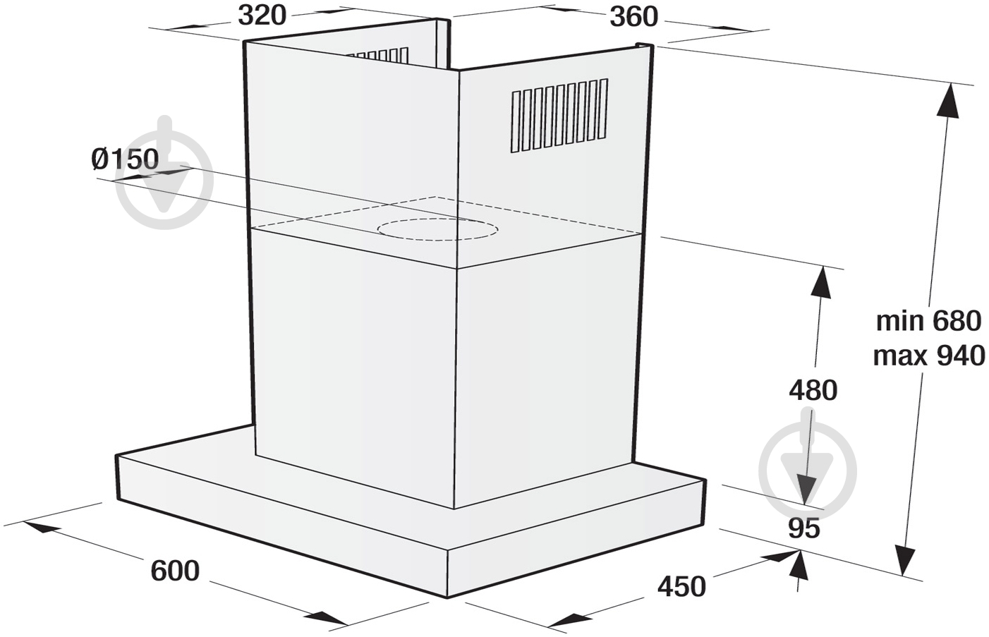 Вытяжка Gorenje WHT 68 INI - фото 4