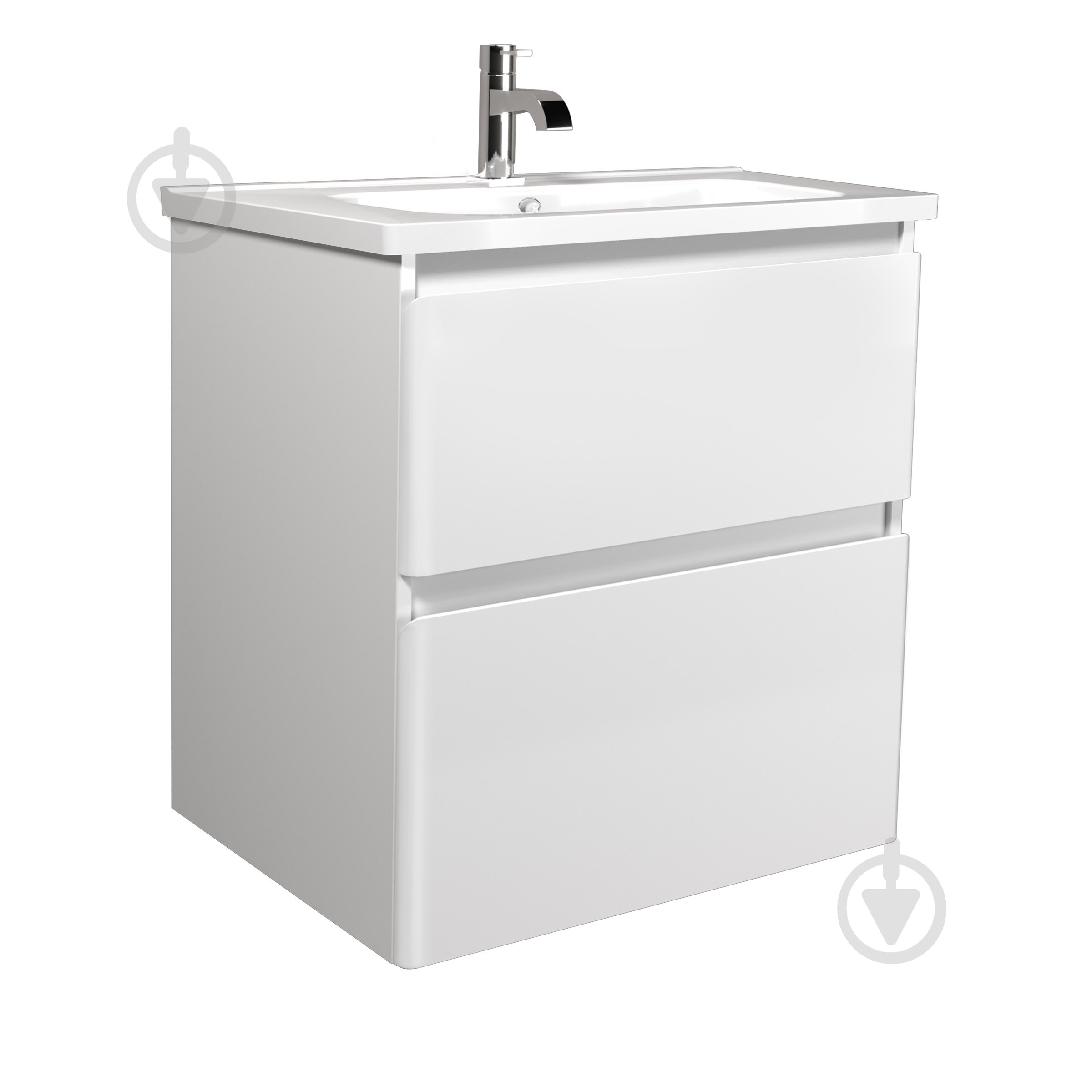 Тумба Мойдодыр Палермо 70-U с умывальником ID-70 - фото 1 Тумба Мойдодыр Палермо 70-U с умывальником ID-70 - фото 1