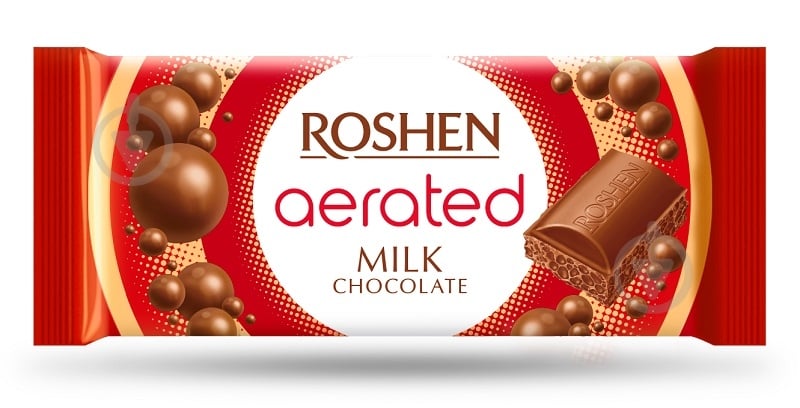 Шоколад Roshen пористый молочный 80 г - фото 1