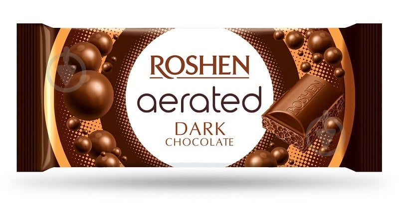 Шоколад Roshen пористый экстрачерный 80 г - фото 1 Шоколад Roshen пористый экстрачерный 80 г - фото 1
