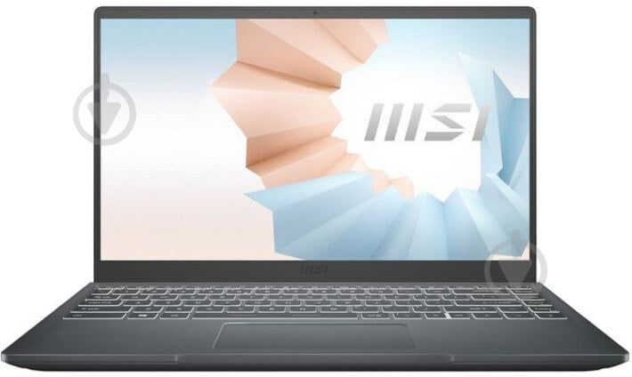 Ноутбук MSI Modern 14 14 (B11MOU-453XUA) silver - фото 1