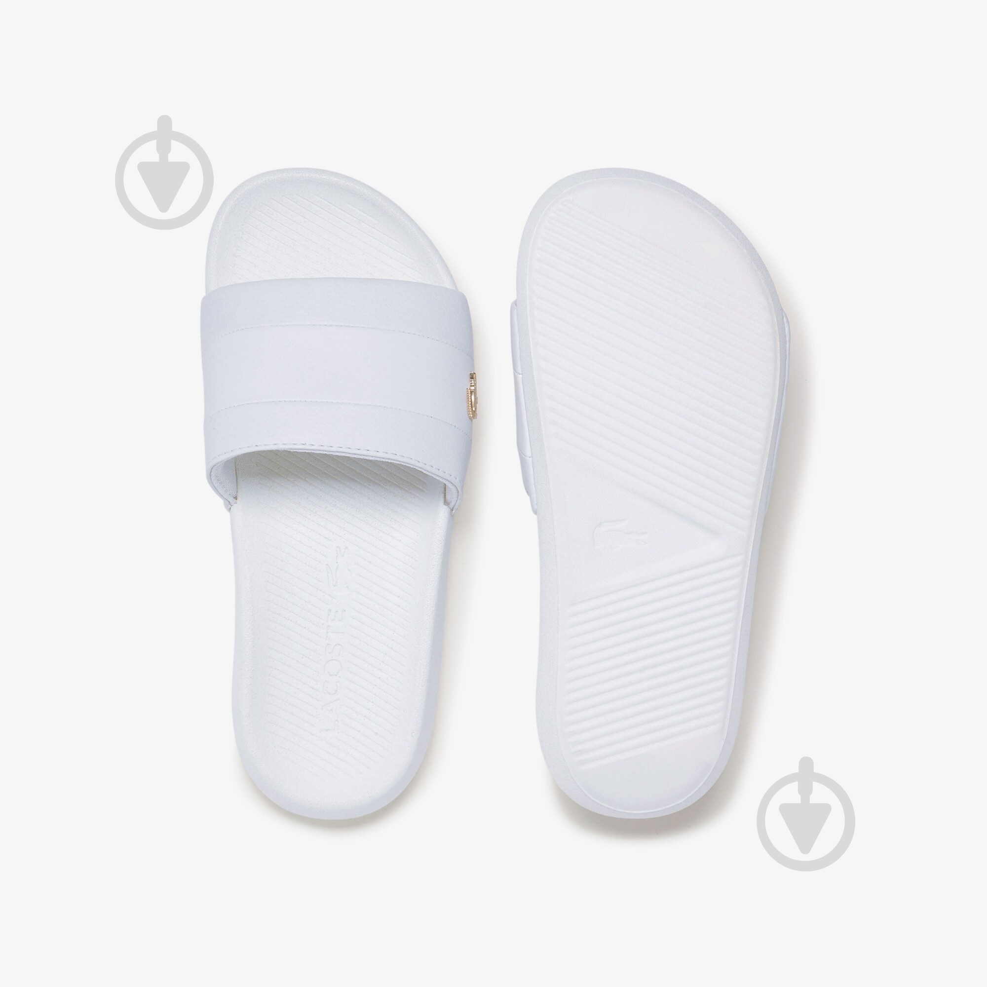 Шльопанці Lacoste CROCO SLIDE 120 3 US CFA 739CFA003621G р.39,5 білий - фото 4 Шльопанці Lacoste CROCO SLIDE 120 3 US CFA 739CFA003621G р.39,5 білий - фото 4