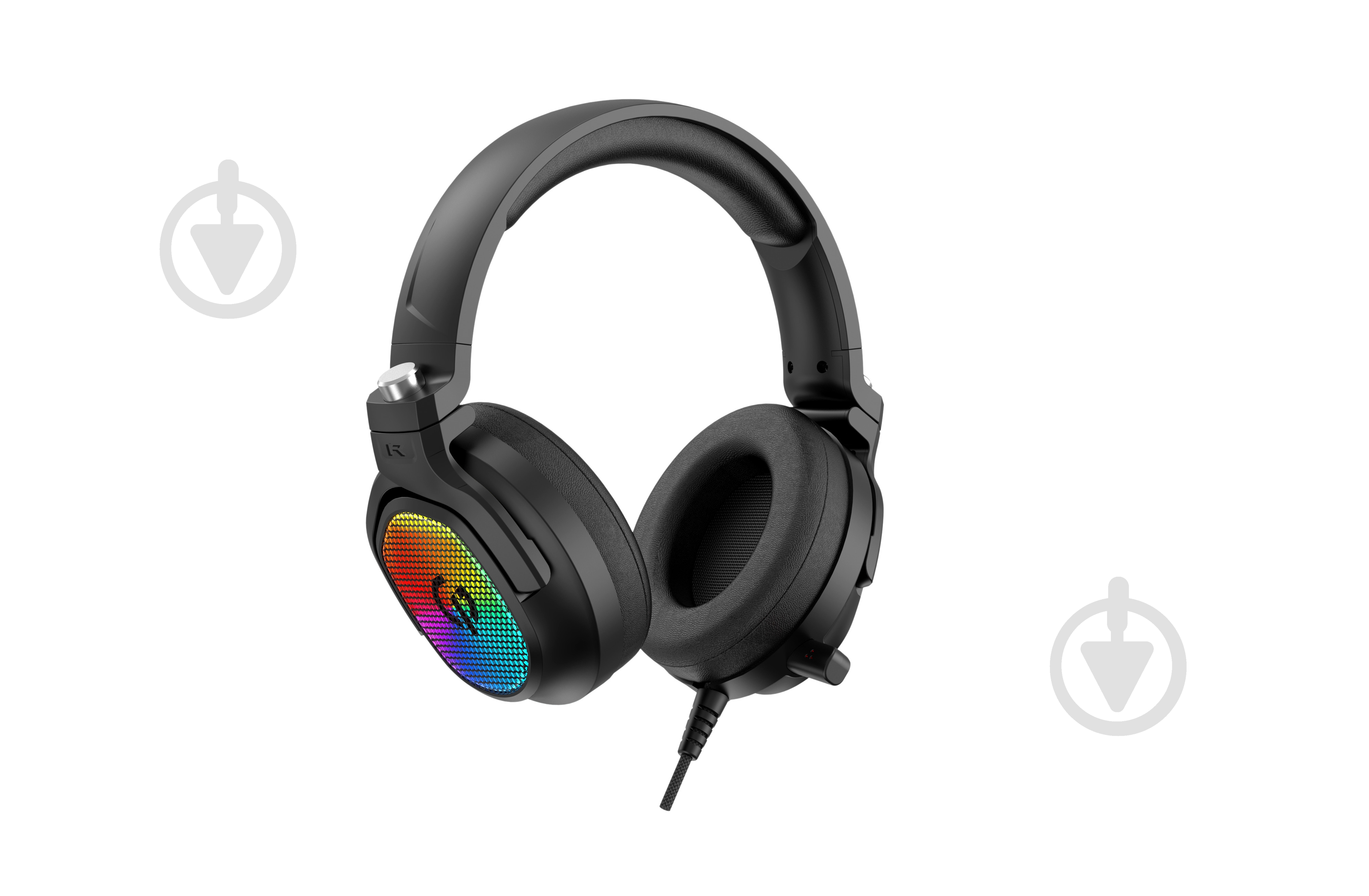 Гарнитура игровая GamePro HS1300 RGB black (HS1300) - фото 4