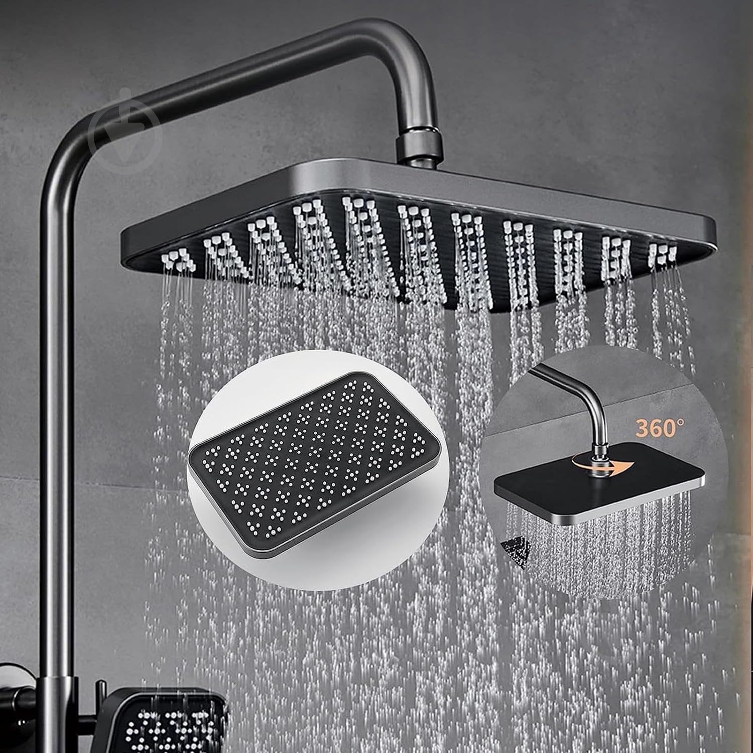 Душевая система Platinum KZ22 с термостатом - фото 6 Душевая система Platinum KZ22 с термостатом - фото 6