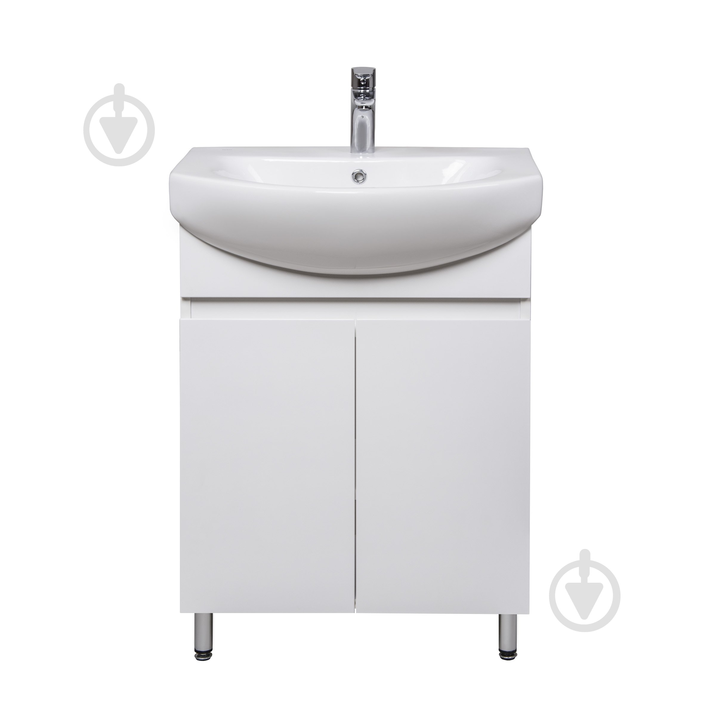 Тумба напольная Мойдодыр Фокус 60 с умывальником Runa 60 / Лотос 60 - фото 2