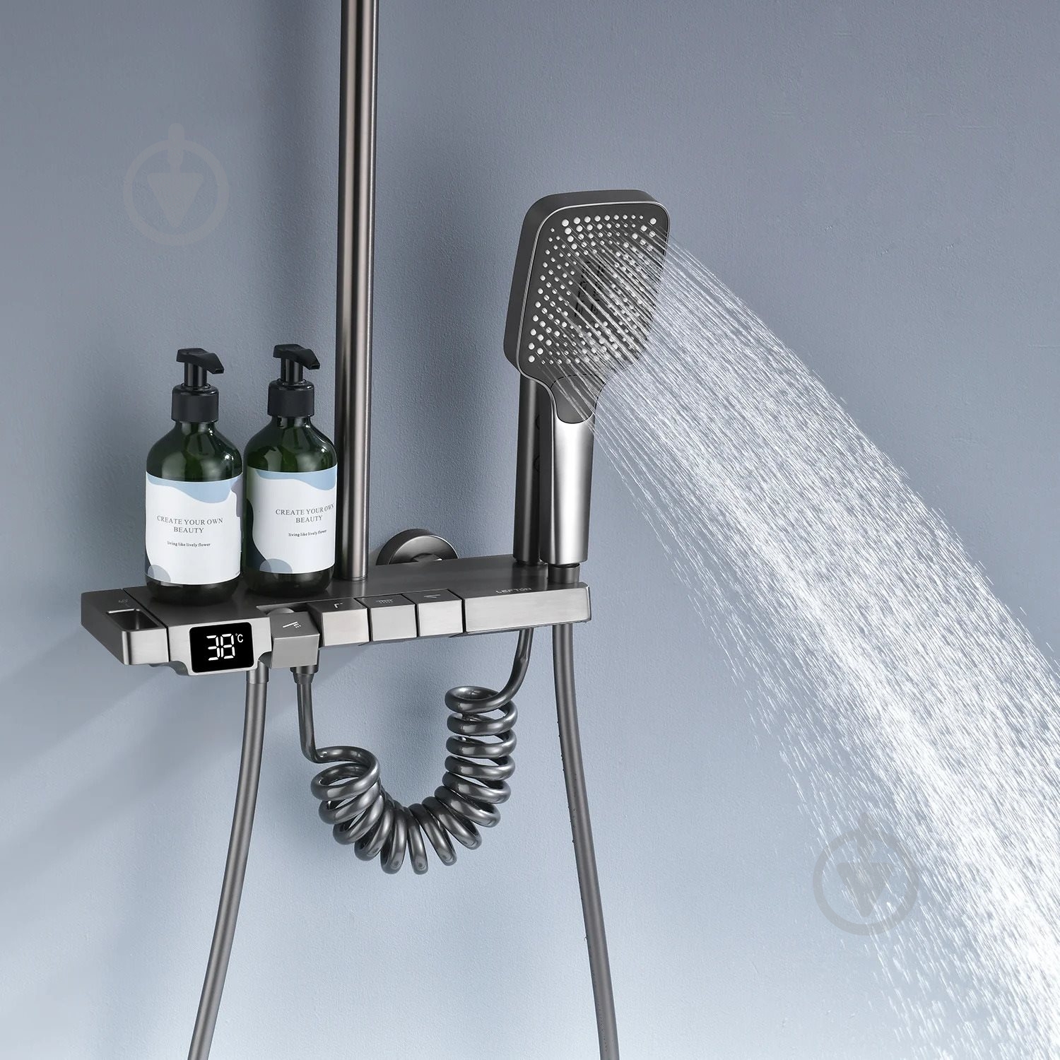 Душевая система Platinum 1634 c индикатором температуры - фото 2