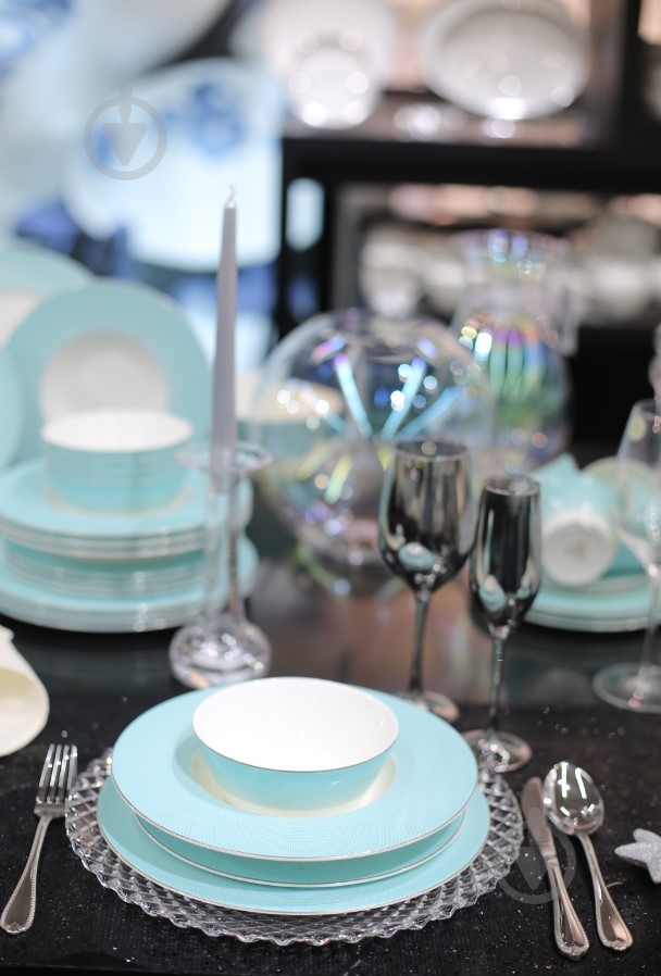 Сервиз столовый Narumi Cosmic blue 25 предметів на 6 персон - фото 2 Сервиз столовый Narumi Cosmic blue 25 предметів на 6 персон - фото 2