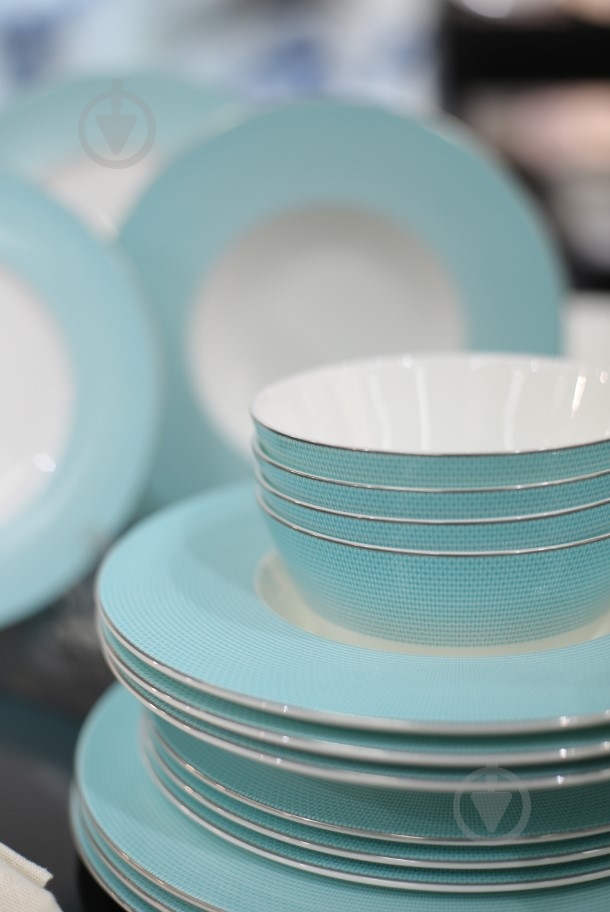 Сервиз столовый Narumi Cosmic blue 25 предметів на 6 персон - фото 5 Сервиз столовый Narumi Cosmic blue 25 предметів на 6 персон - фото 5