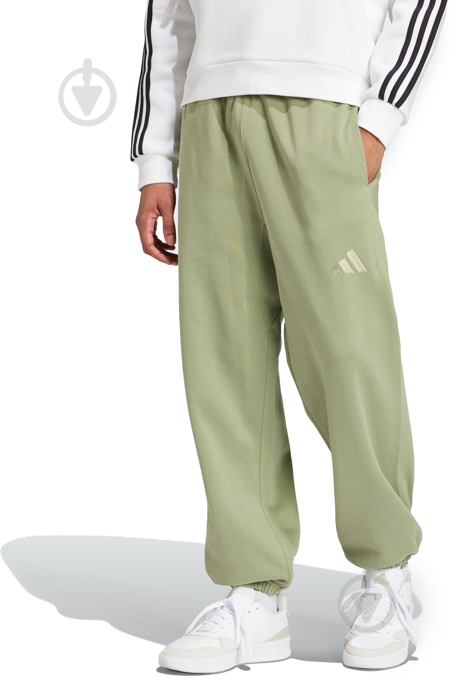 Штани Adidas M A SZN FL PT IY4127 р. L хакі - фото 1