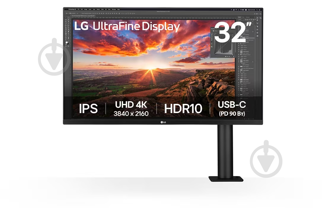 Монитор LG 31,5" (32UN880K-B) - фото 1 Монитор LG 31,5" (32UN880K-B) - фото 1