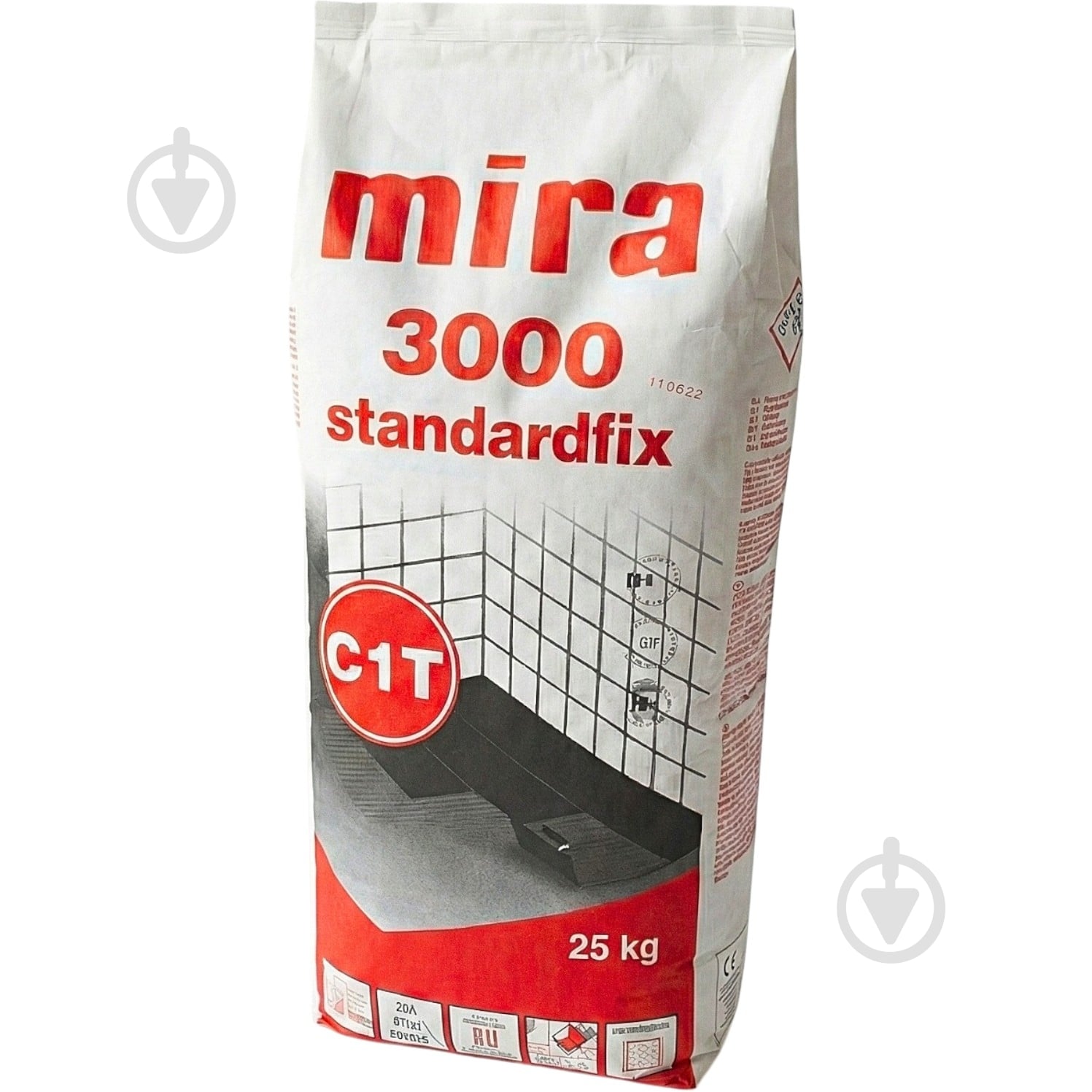 Клей для плитки Mira 3000 Standardfix 25 кг - фото 1