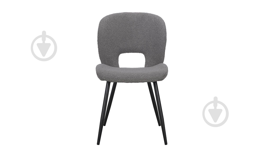 Стул Дорис 490х450х850 серый / черный - фото 2