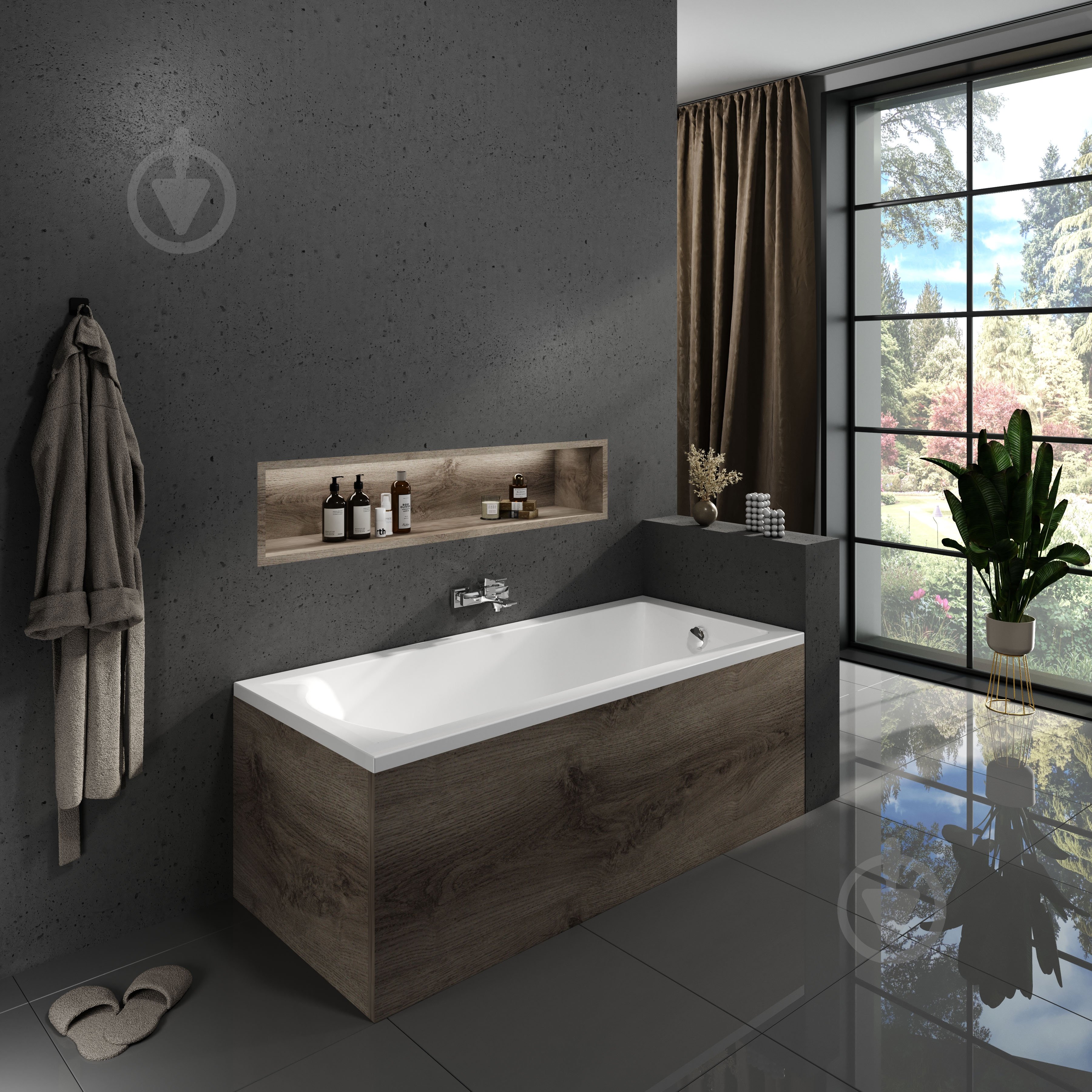 Ванна акриловая Koller Pool Style 150х70 см - фото 3