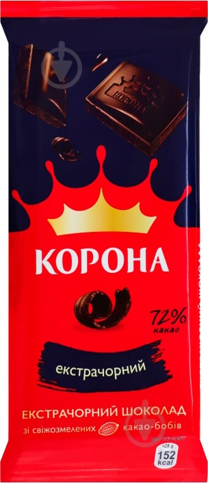 Шоколад Корона екстрачерный 85 г 7622210815507 - фото 2