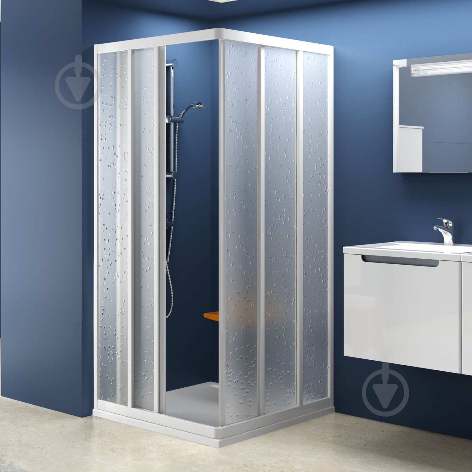 Стенка душевая Ravak ASRV3-80 TRANSPARENT - фото 2 Стенка душевая Ravak ASRV3-80 TRANSPARENT - фото 2