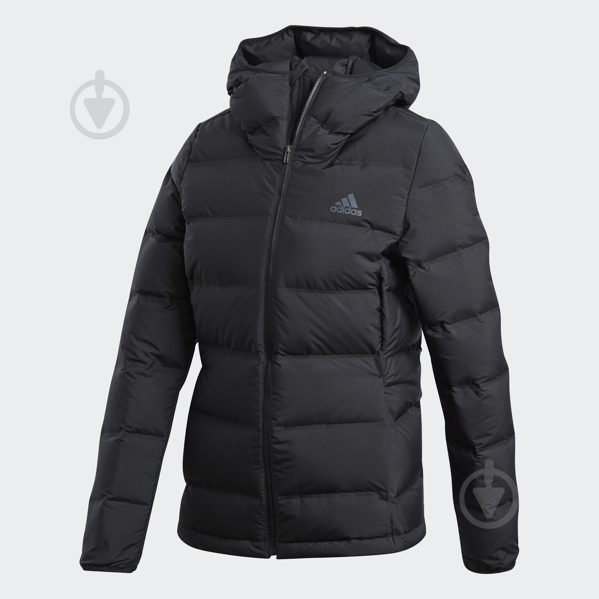 Пуховик женский Adidas W Helionic Ho J BQ1935 р.XS черный - фото 1