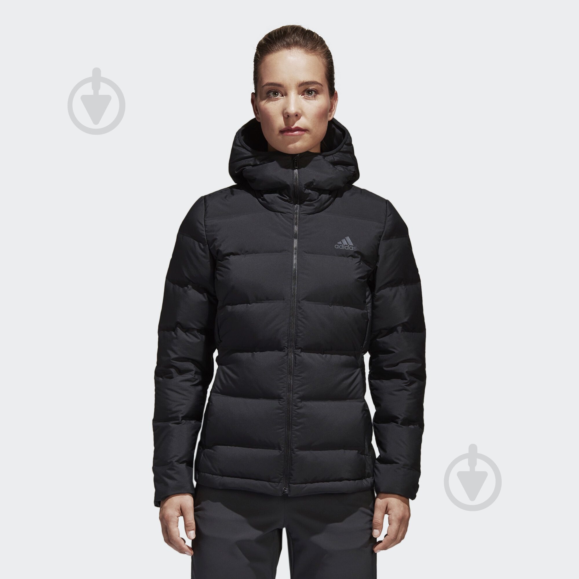 Пуховик женский Adidas W Helionic Ho J BQ1935 р.XS черный - фото 3