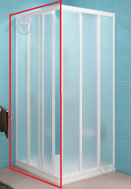 Стенка душевая Ravak ASRV3- 80 GRAPE - фото 1