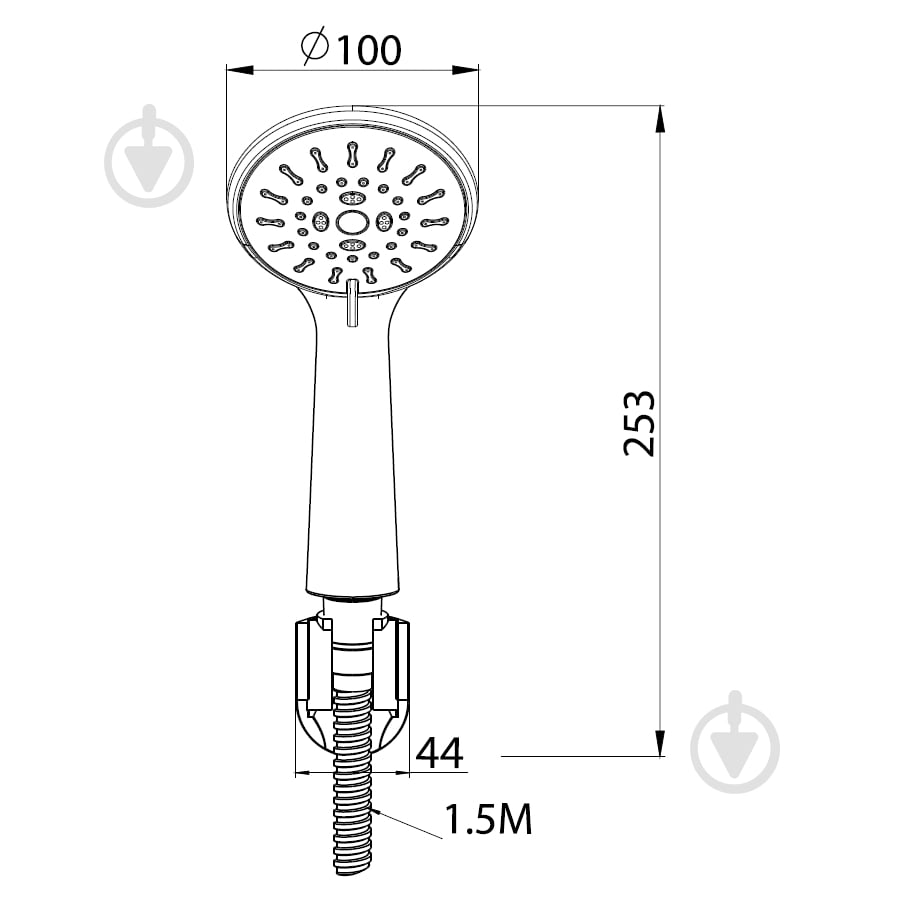 Душевой набор Imprese S1001003 - фото 2