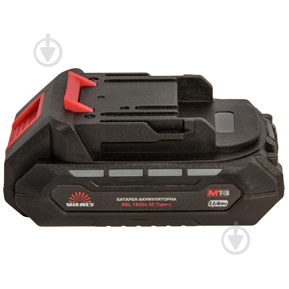 Аккумулятор Vitals ASL 1820a 5С Type-c - фото 3 Аккумулятор Vitals ASL 1820a 5С Type-c - фото 3