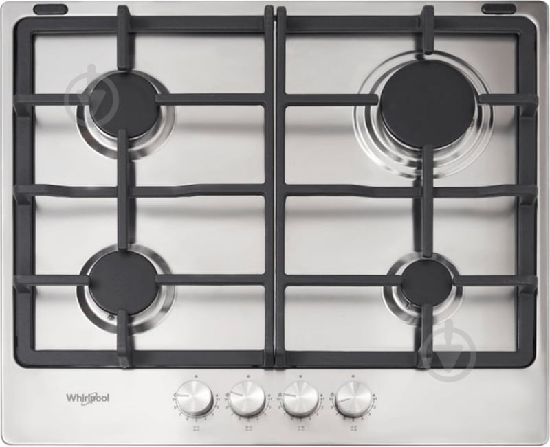 Варильна поверхня газова Whirlpool TKRL660IX - фото 1