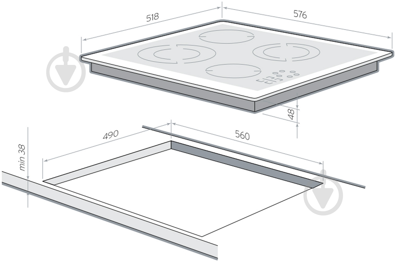 Варочная поверхность электрическая Hansa BHI 68303 - фото 2
