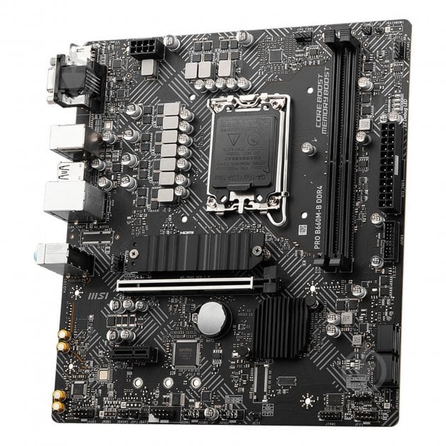 Материнская плата MSI PRO B660M-B DDR4 (Socket 1700, Intel B660, micro ATX) - фото 1