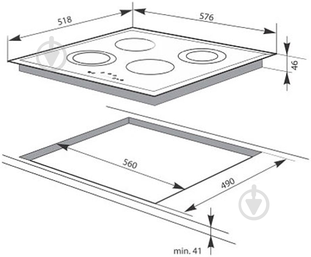 Варочная поверхность электрическая Hansa BHC 63502 - фото 2