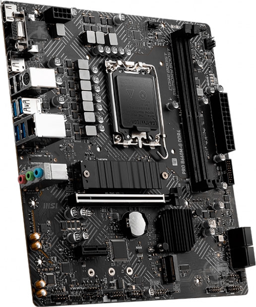 Материнская плата MSI PRO B660M-G DDR4 (Socket 1700, Intel B660, micro ATX) - фото 3