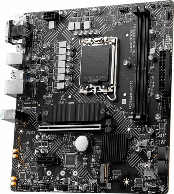 Материнская плата MSI PRO B660M-G DDR4 (Socket 1700, Intel B660, micro ATX) - фото 2