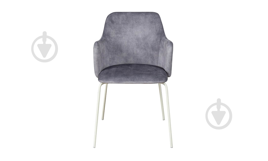 Стілець Белла 580х530х850 сірий / молочний - фото 2