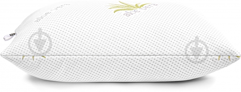 Подушка №819 Dorotea Hand Made Tencel средняя MirSon 40x40 см белый с рисунком - фото 4