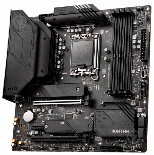 Материнская плата MSI MAG B660M MORTAR (Socket 1700, Intel B660, micro ATX) - фото 3 Материнская плата MSI MAG B660M MORTAR (Socket 1700, Intel B660, micro ATX) - фото 3