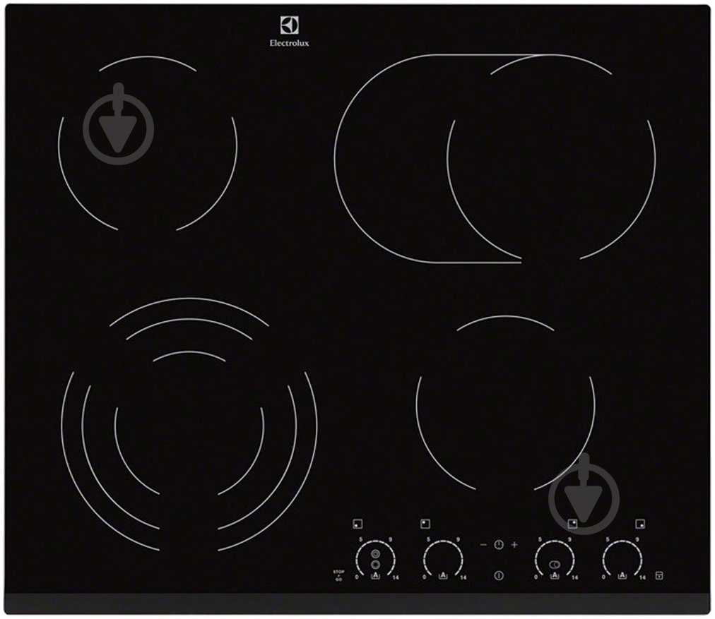 Варочная поверхность электрическая Electrolux EHF 56747 FK - фото 1 Варочная поверхность электрическая Electrolux EHF 56747 FK - фото 1