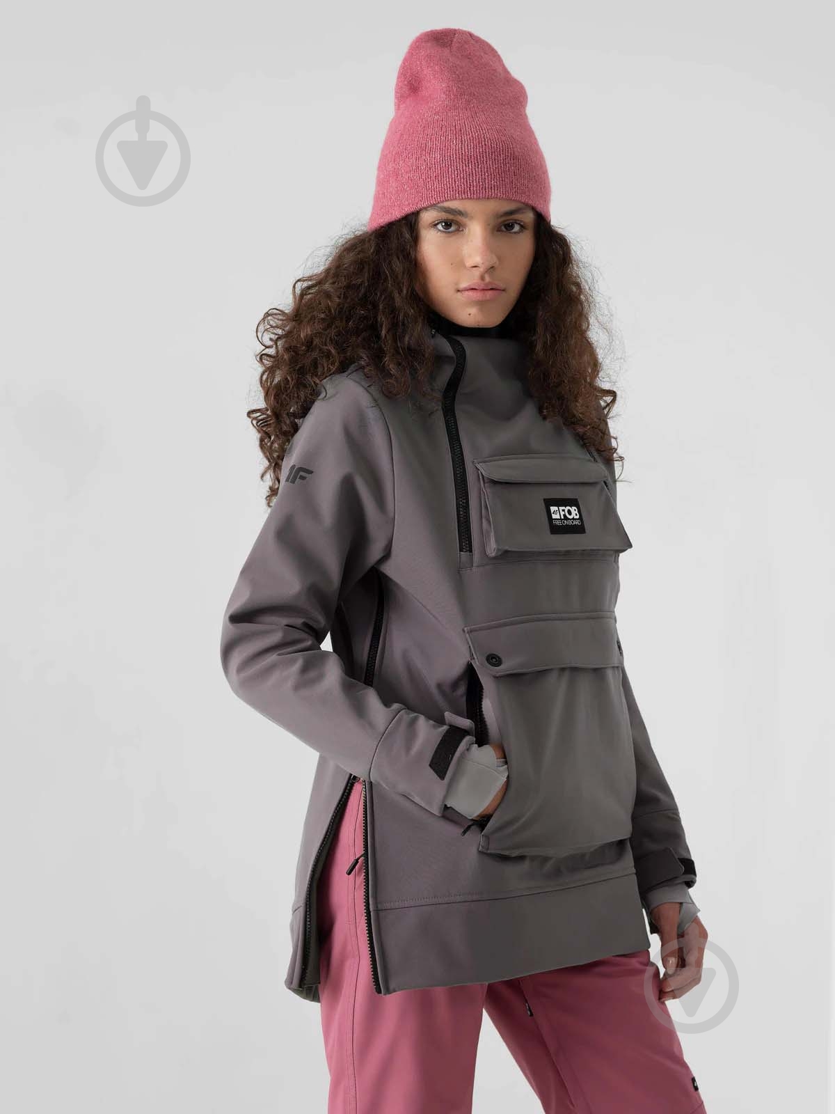 Куртка женская 4F H4Z21-SFD002F-25S р.XS серая - фото 3 Куртка женская 4F H4Z21-SFD002F-25S р.XS серая - фото 3