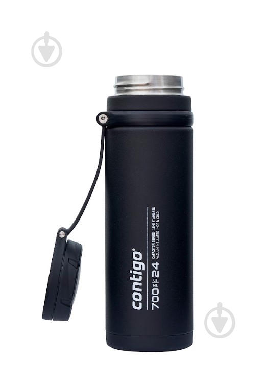 Термобутылка Contigo Fuse 0,7 л черная (2156007) - фото 2